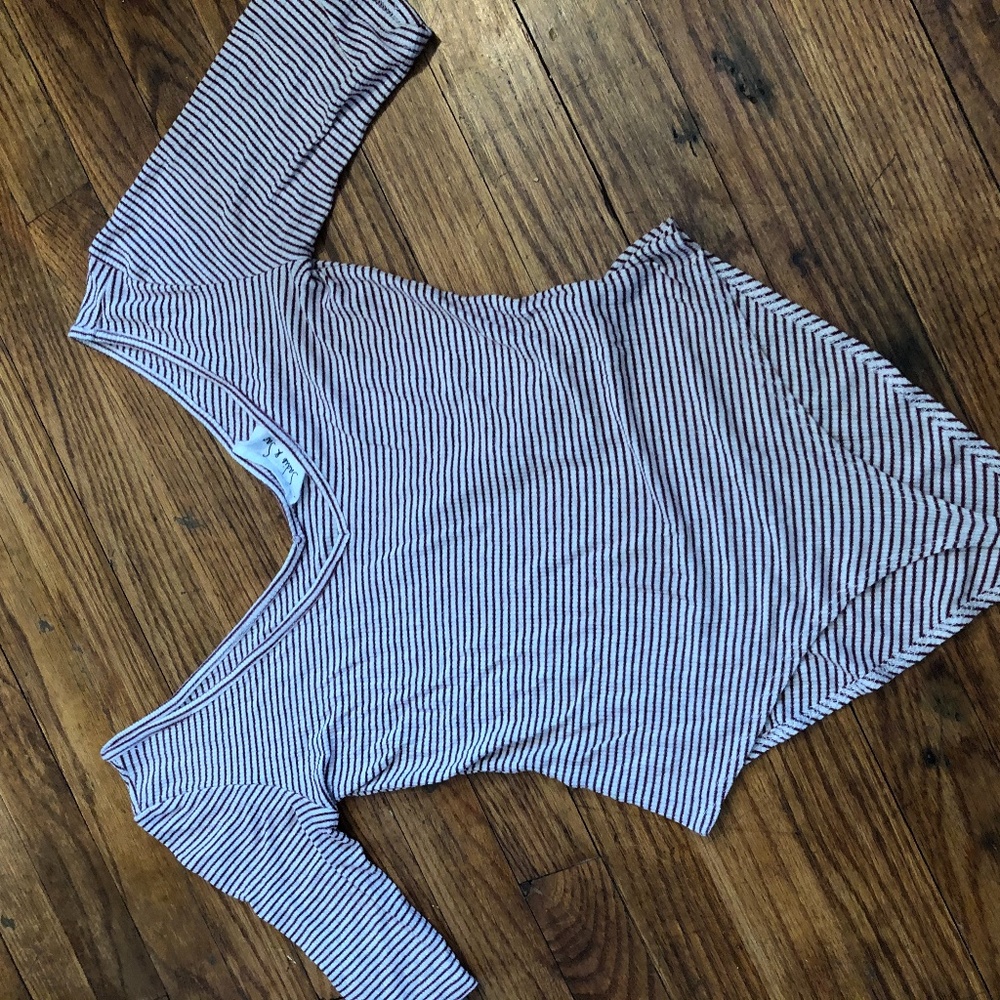 Red and White Striped Sadie and Sage Onesie